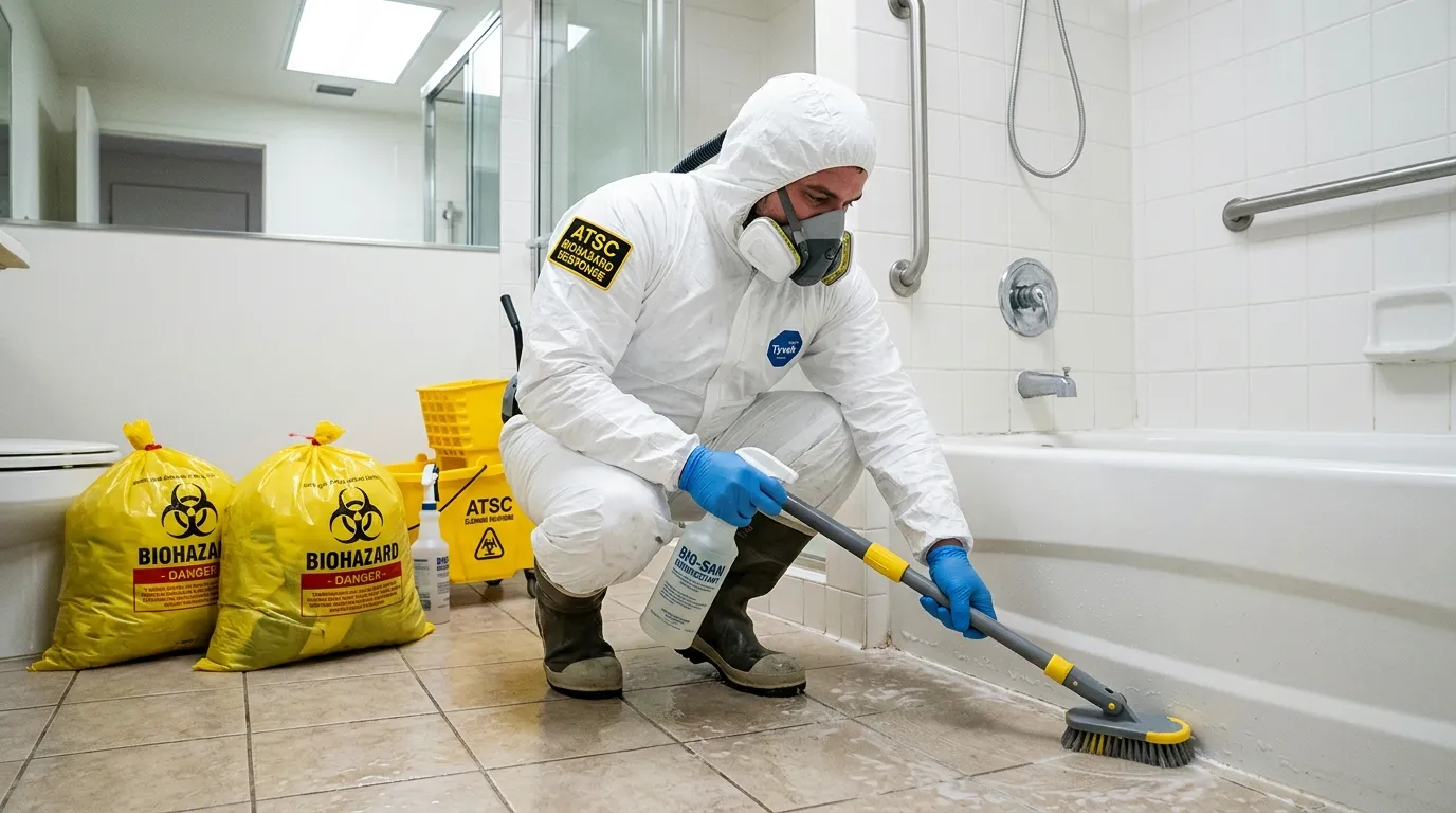 Decontamination equipment deployed for Blood Cleanup in Laurinburg